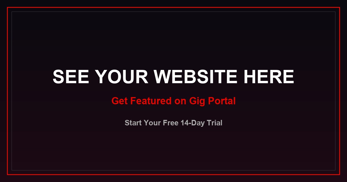 See your website here on Gig Portal